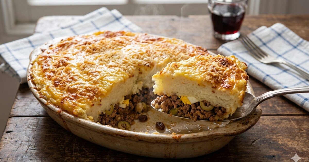 Pastel de papa con carne gratinada: el secreto para que el puré quede mucho más liviano