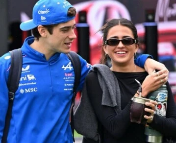 El tierno saludo de Maia Reficco a Franco Colapinto