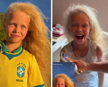La eligió Shakira y quedó en shock: el alocado festejo de la nena viral y el sorpresivo homenaje a la Selección Argentina