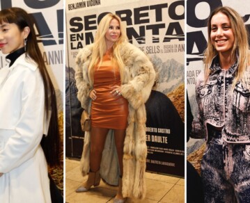 Los looks de los famosos en el estreno de "Secreto en la Montaña": de Anita Espasandín y Débora Nishimoto, a Graciela Alfano