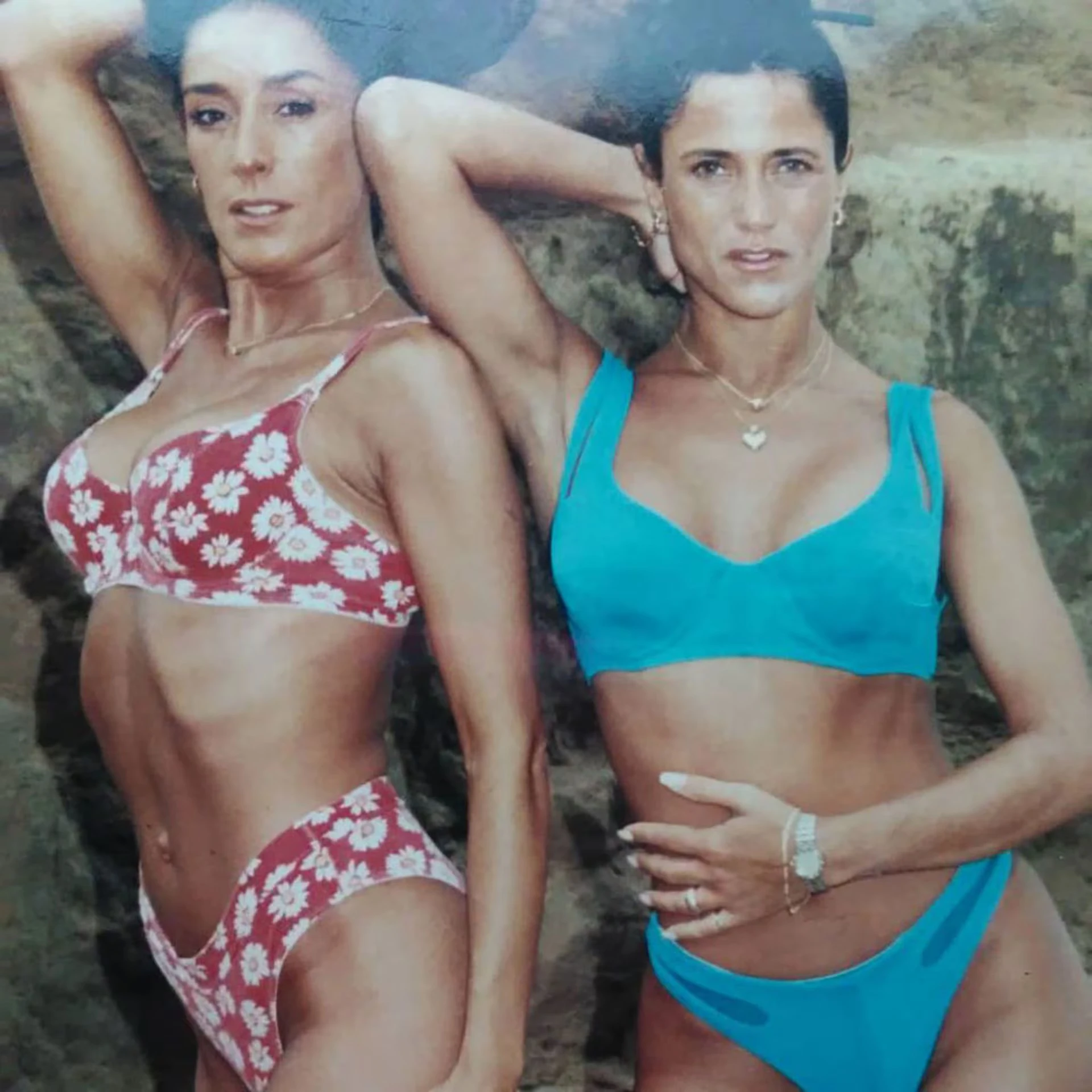 Una foto vintage de las hermanas Callejón. 
