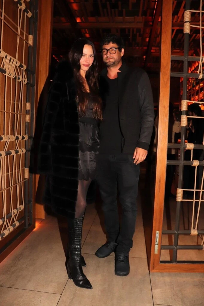 Andrea Bolatti y su pareja.