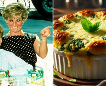 Cómo hacer paso a paso soufflé de espinacas con salsa de parmesano, según la receta favorita de Lady Di