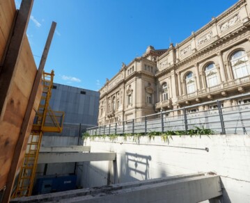 Jorge Macri y Julio Bocca, en la megaobra que va a impulsar la formación de artistas del Teatro Colón