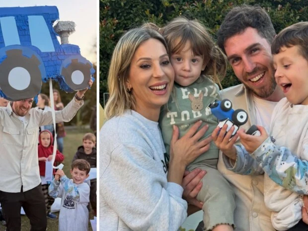 así fue el cumpleaños de 5 de Donatello, el hijo de Noelia Marzol