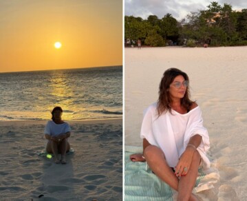 Mariel Di Lenarda comparte su álbum de vacaciones por Aruba y habla sobre el amor después de los 50, su bajo perfil y la presión de la exposición
