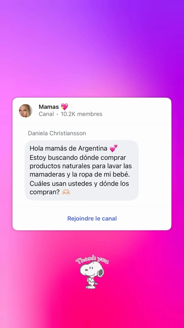“Hola mamás de Argentina”: el pedido de Daniela Christiansson apenas llegó al país y la catarata de respuestas que recibió