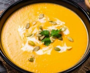 receta de sopa de calabaza