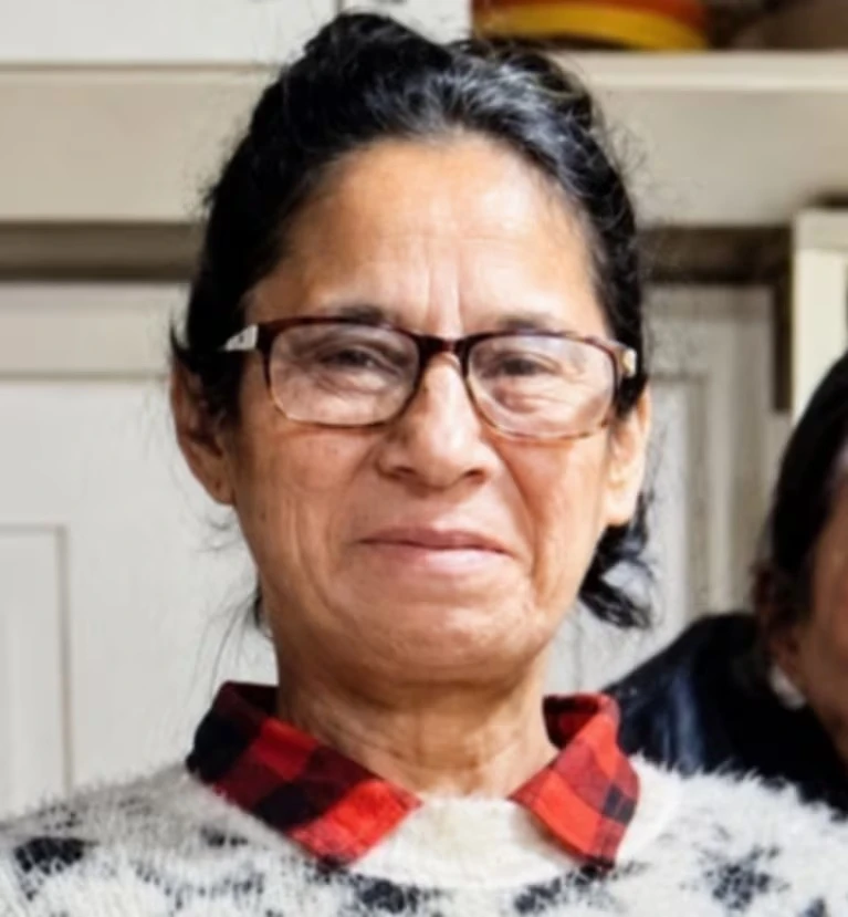 Yolanda, la víctima.