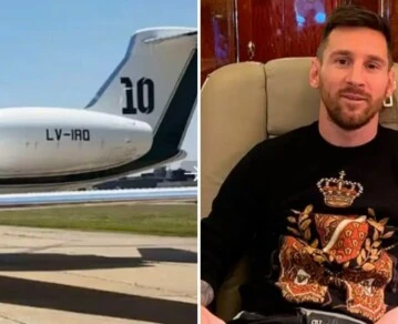 Avión privado de Messi