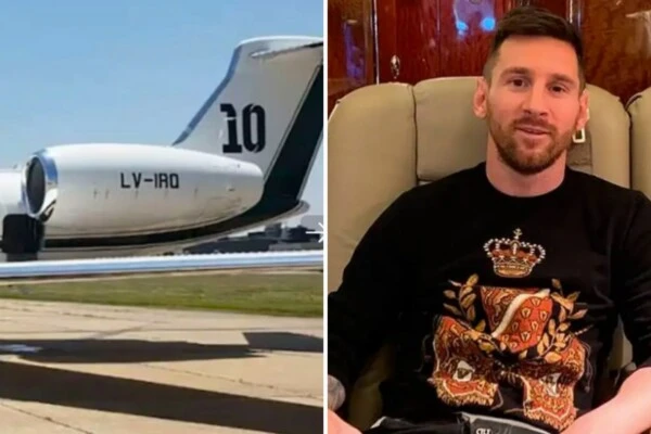 Avión privado de Messi