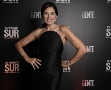 En fotos, las claves del deslumbrante look de Andrea Frigerio en los Premios Sur: vestido estilo sirena y joyería de lujo