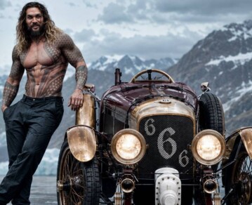 Jason Momoa encargó un Bentley eléctrico único que parece salido de otra época