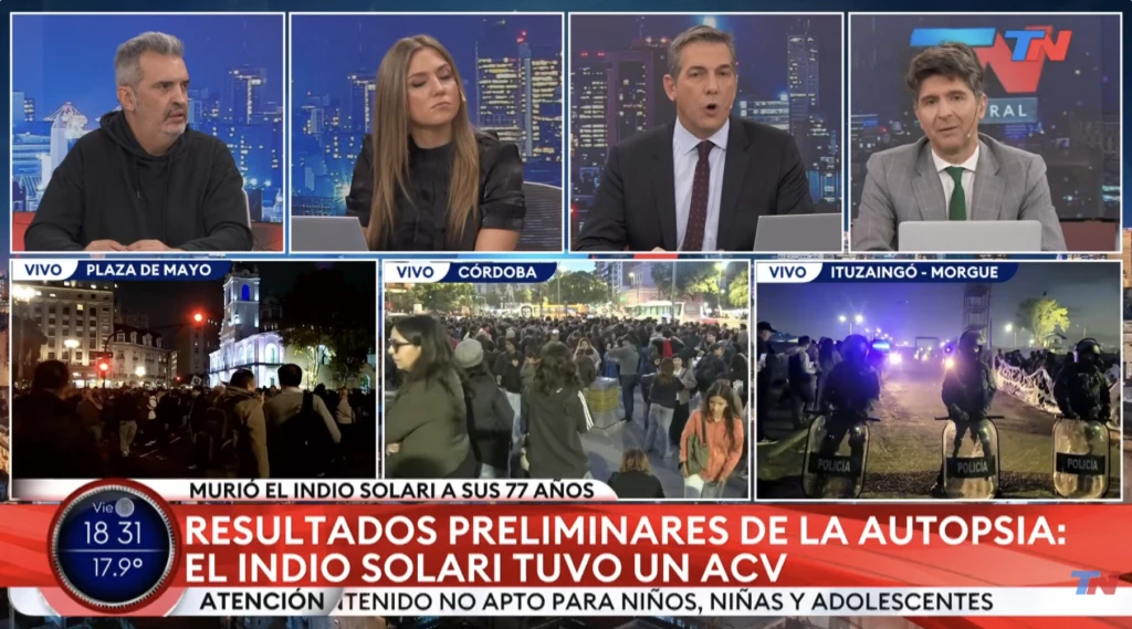 Así informaba RodrIgo Alegre en TN. 