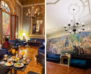 Cómo desayunar por $10.200 en un "café oculto" en un palacio de Recoleta: arte, sábados de tango y pastelería francesa