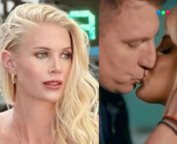 Cómo reaccionó Daniela Christiansson al beso de Maxi López y Wanda Nara