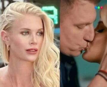 Cómo reaccionó Daniela Christiansson al beso de Maxi López y Wanda Nara