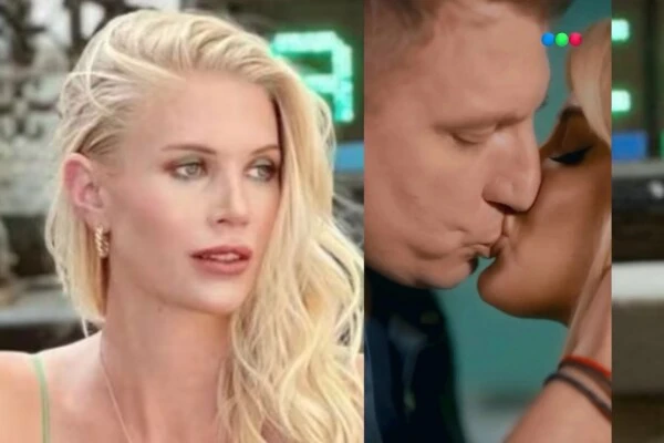 Cómo reaccionó Daniela Christiansson al beso de Maxi López y Wanda Nara