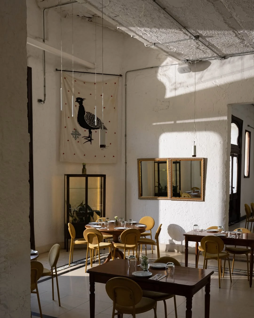 Los interiores combinan distintos tipos de estilos. 
