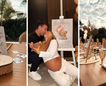 Las fotos del baby shower sorpresa de Juli Puente: emociones a flor de piel, decoración al aire libre y una tarde de creatividad para Serena