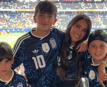 La emocionante dedicatoria de Antonela Roccuzzo a Lionel Messi y las fotos de la intimidad del partido