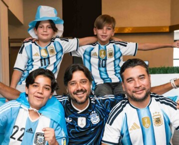 ¡Son mexicanos, pero alientan por Argentina! La increíble historia de una familia de Acapulco que viajó al Mundial para ver a Messi