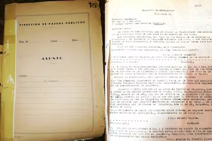 Los documentos del MOA por medio de los cuales lograron reconstruir la historia del monumento. 