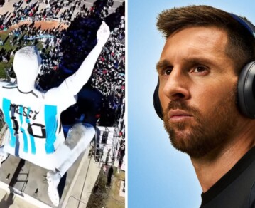 Polémica mundialista: cómo es y dónde queda la nueva estatua de Messi que costó millones y rompió todos los récords