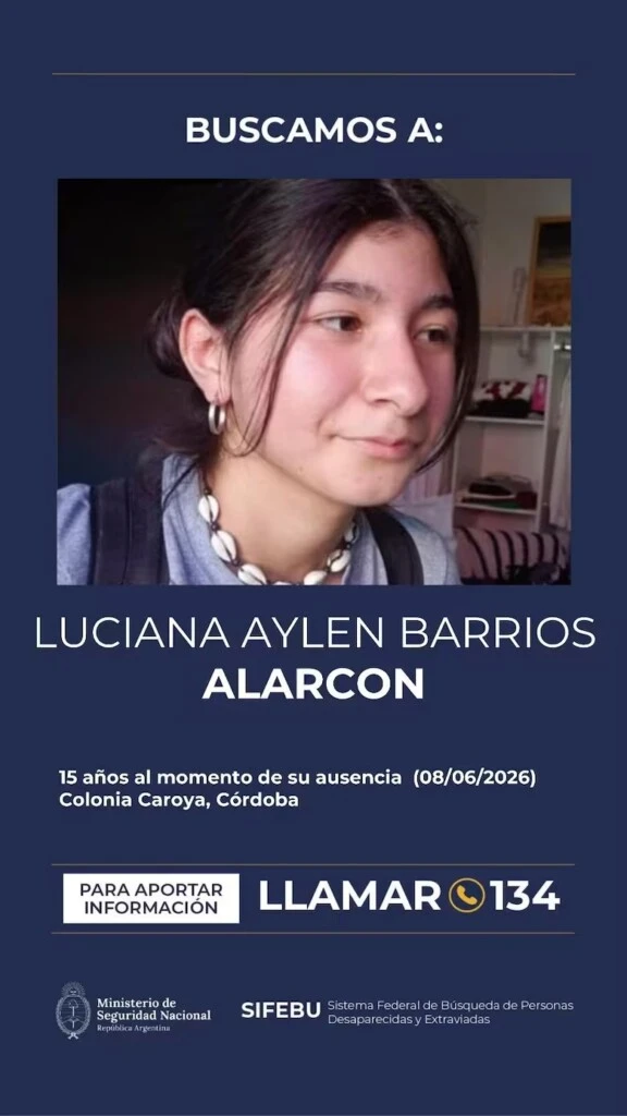 Quién es Luciana Aylén Barrios Alarcón, la adolescente de 15