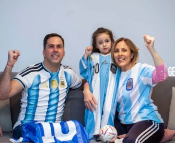Martín Arévalo, Cora Debarbieri e Isabella