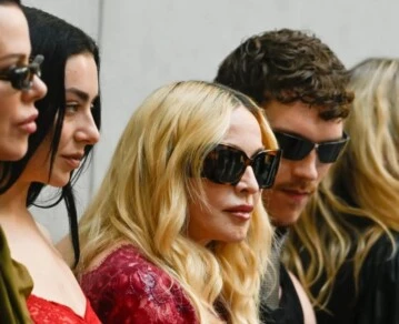 Madonna, Charli XCX y Kate Moss en la primera fila del desfile de YSL
