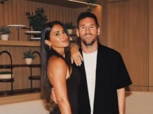 Messi y Antonela