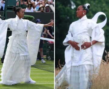 Naomi Osaka revolucionó Wimbledon con un excéntrico kimono inspirado en Kill Bill- la evolución de su estilo