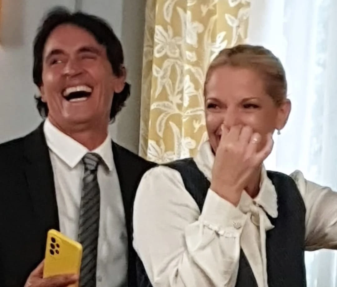 Karina y Sebastián en acción, en épocas en donde las novelas de la tarde eran un verdadero boom. 