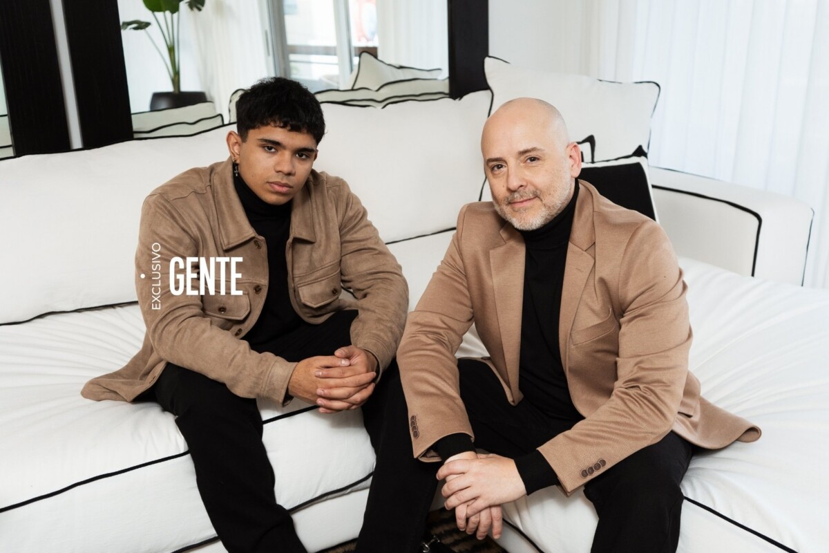 José María Muscari y su hijo, en la última producción de GENTE.