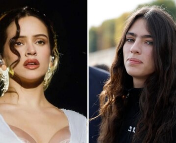 Los looks "opuestos complementarios" de Rosalía y su novia, Loli Bahía, de la mano por New York
