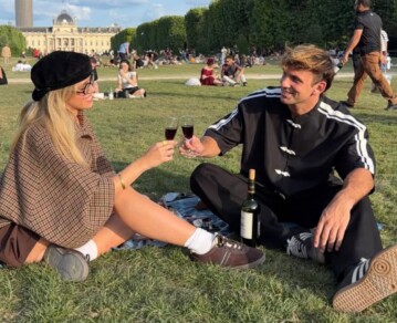 Así fue la escapada soñada de Bautista Mascia y Denisse González en París: las fotos más románticas de su viaje