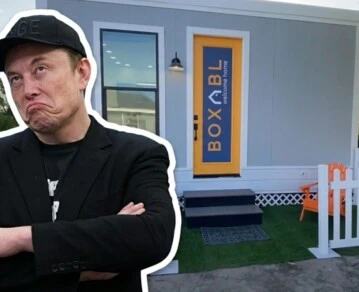 cómo es la mini casa de Elon Musk en Texas-37 metros cuadrados-casas modulares