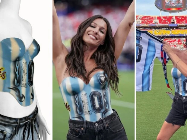 corset mundialista Pampita-looks mundialistas Pampita