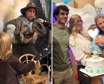 Las mejores fotos del cumpleaños jurásico de Cruz Urcera: dinosaurios, mini exploradores y una sorpresa que fascinó a todos