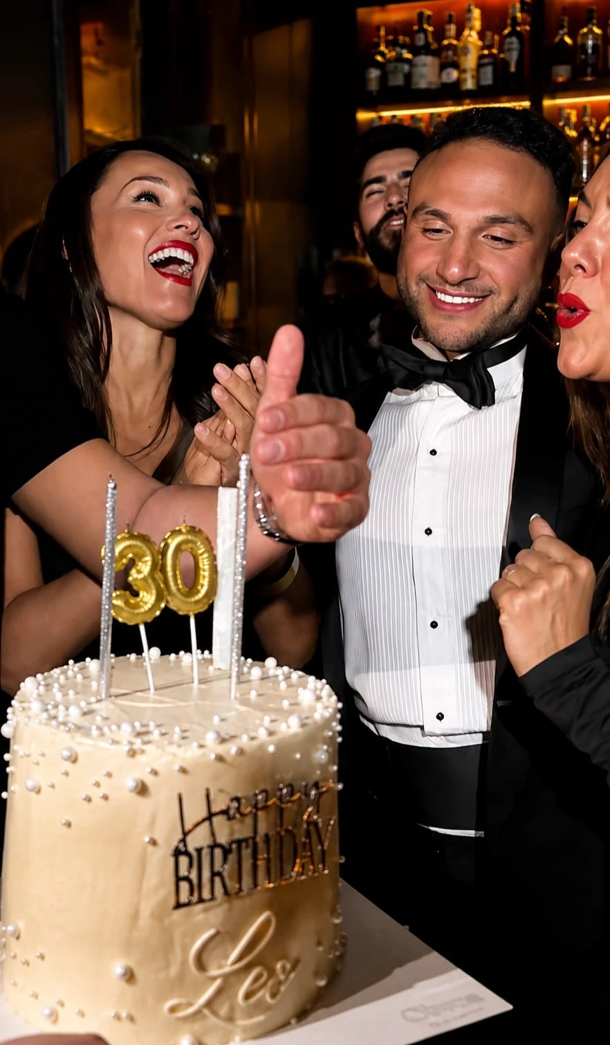 Pampita fue una de las grandes invitadas de la noche.