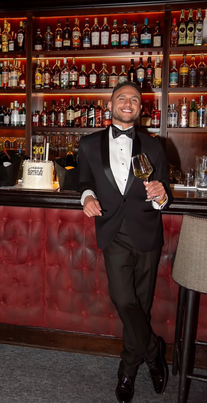 Leo Saleh en Presidente Bar.