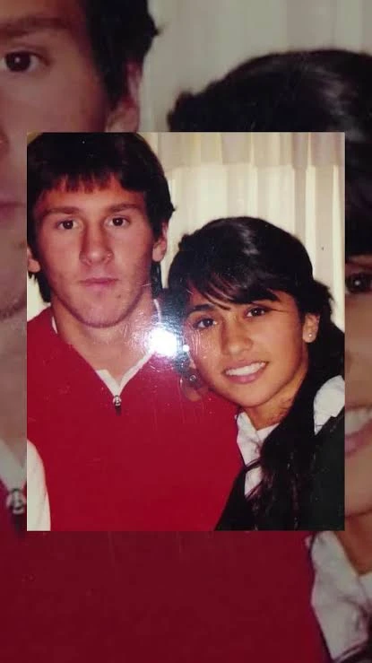 Messi y Antonela.