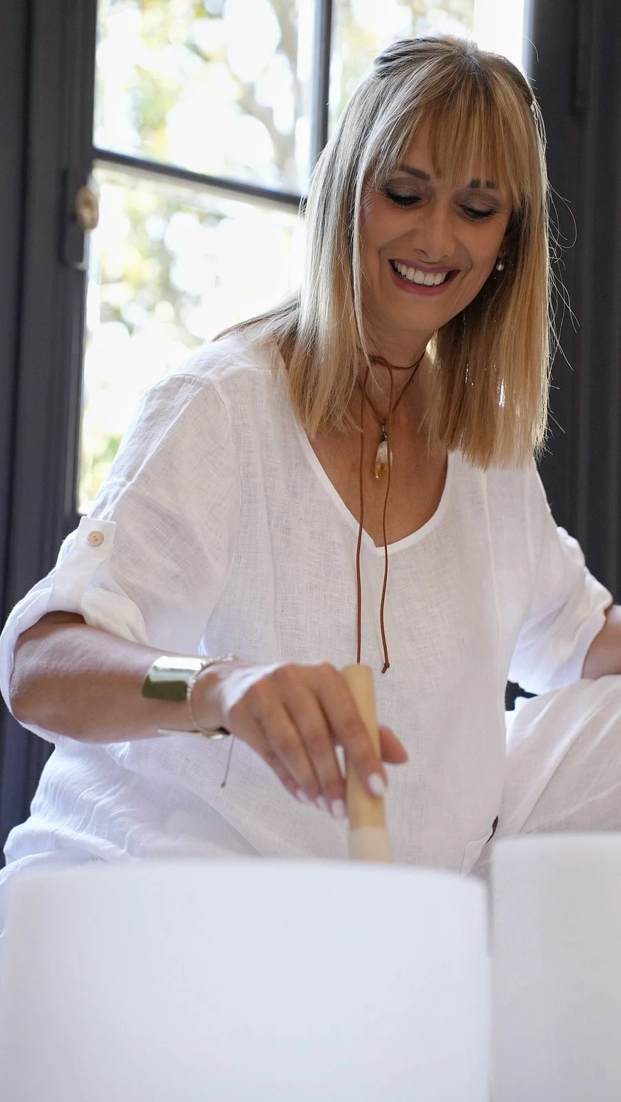 Karin Cohen en acción.
