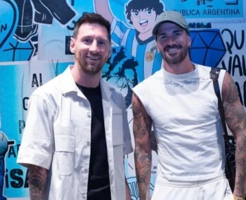 los looks matcheados de Leo Messi y Rodrigo de Paul en Kansas-Mundial 2026