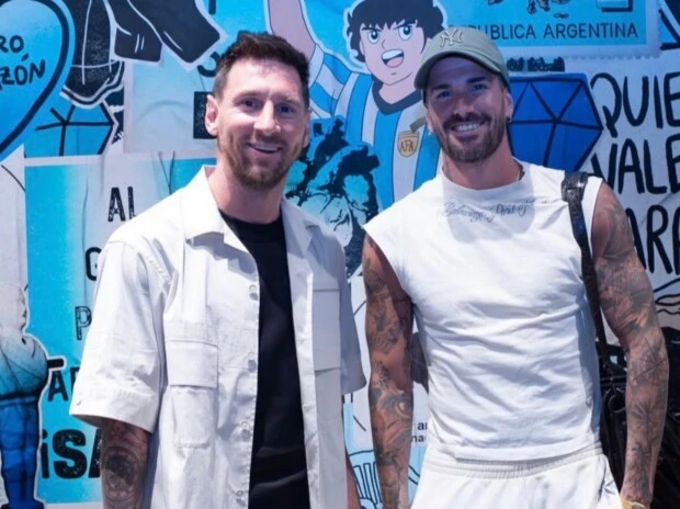 los looks matcheados de Leo Messi y Rodrigo de Paul en Kansas-Mundial 2026