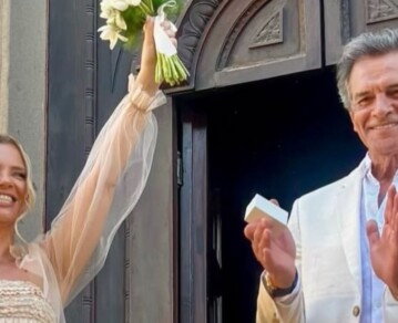 Claudio Rígoli se casó en secreto durante un romántico viaje por Italia: las fotos de la íntima boda