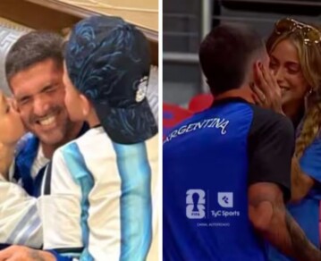 El emotivo encuentro de Tini Stoessel con la hija de Rodrigo De Paul que se viralizó en redes