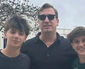 Así fue el reencuentro de Maxi López con sus hijos en Milán tras el robo a la casa de Wanda Nara