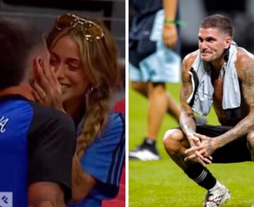 "Te amo tanto": el conmovedor mensaje de Tini Stoessel a Rodrigo De Paul tras la victoria ante Inglaterra
